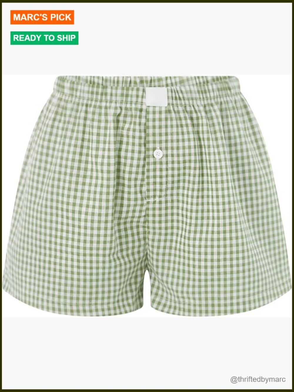 Women's Y2K Plaid Lounge Pajama Shorts Cute Comfy Boxer Sleep